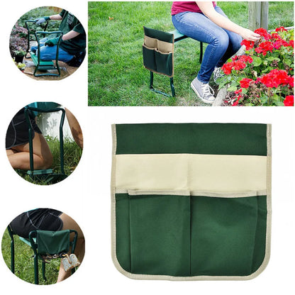 Portable Tool Bag Garden Kneeler Storage Pouch for Kneeling Chair Multi Pocket Toolkit Can Easily Attach to the Garden Kneeler